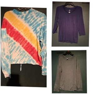 Lot of 3 Long Sleeves! 1 Price!
